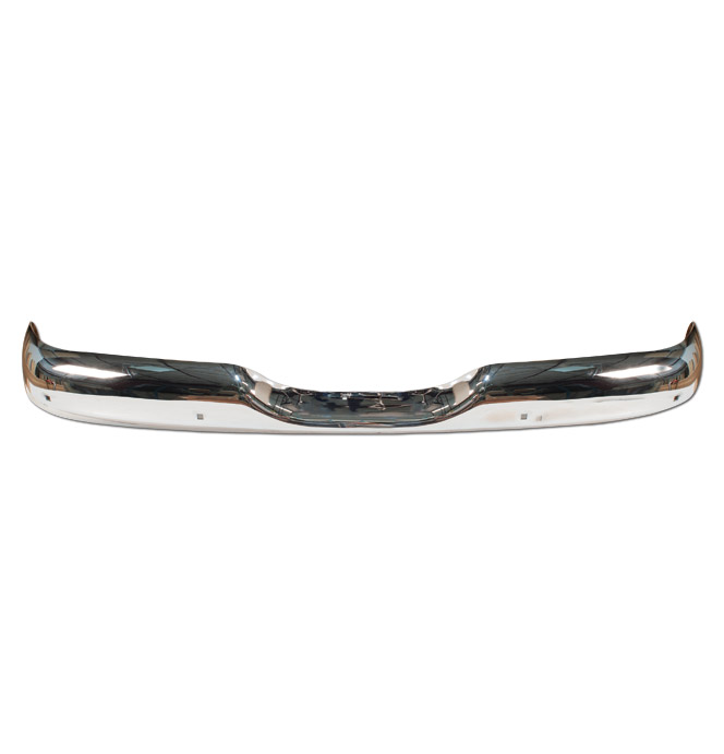 1960-62 GM Pickup Fleetside Chrome Rear Bumper - W/O License Bracket Holes -Standard Replacement 